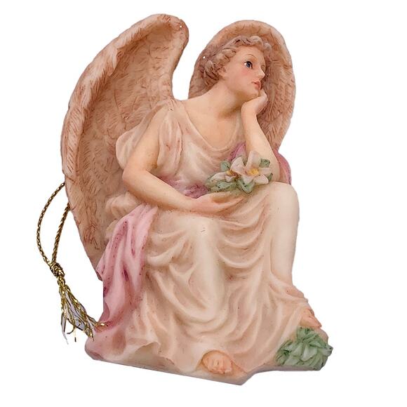 Vintage 1994 Roman Inc. Seraphim Classics OPHELIA Heart Seeker Angel Ornament - Picture 3 of 6
